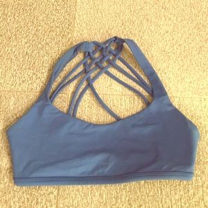 LuluLemon blue sports bra